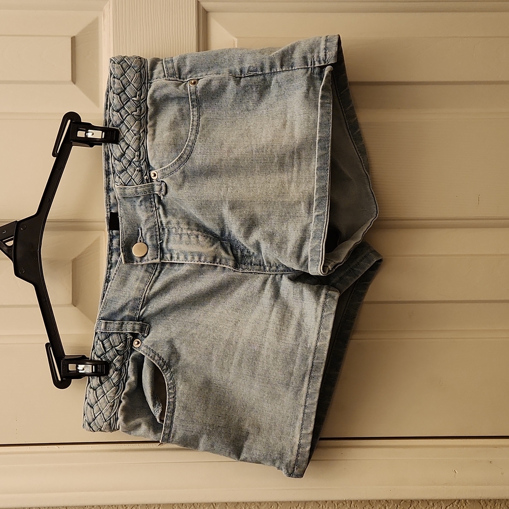 Denim shorts